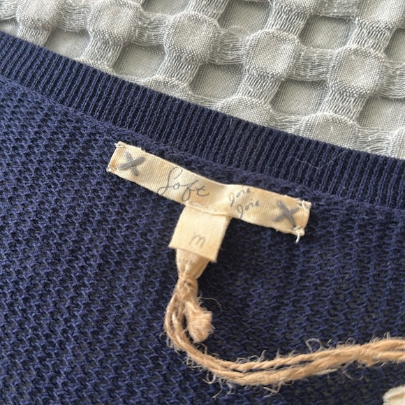 Joie Dark Blue sweater NWT - Picture 7 of 10